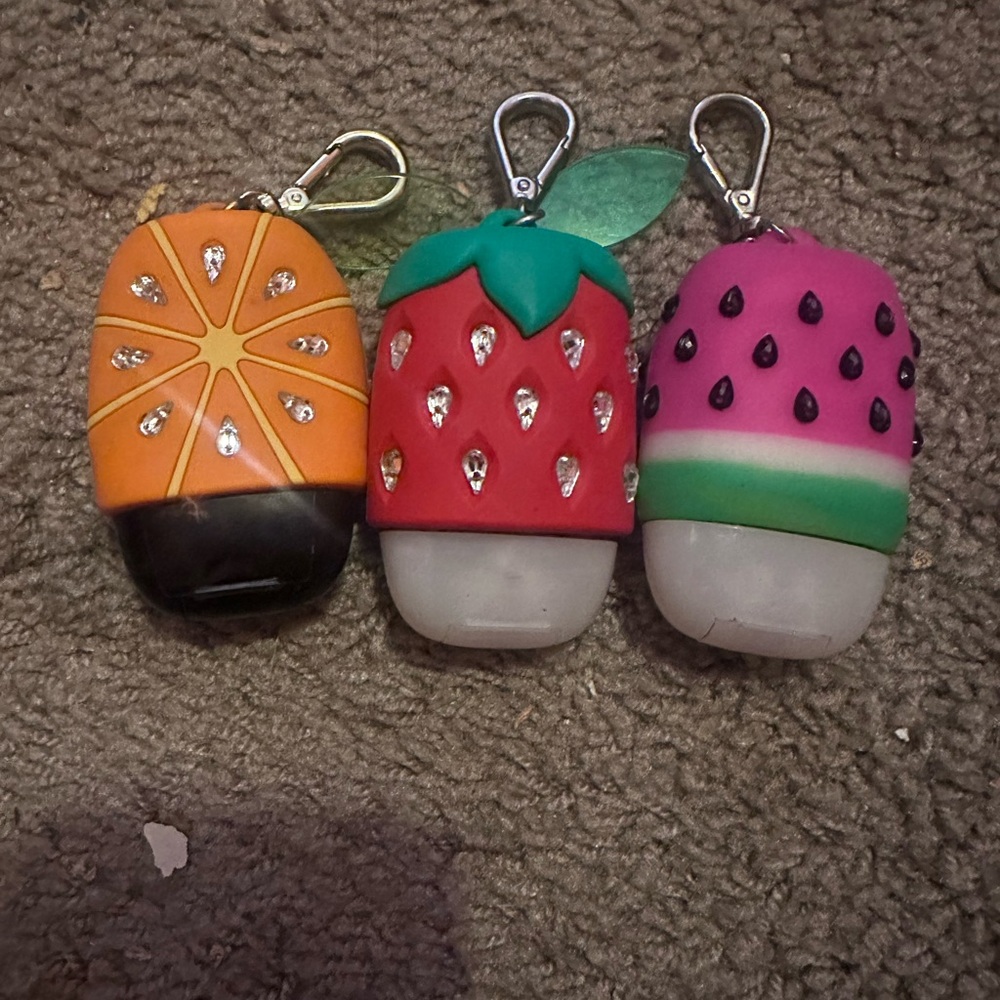 Strawberry, watermelon and orange vintage Pocketbac Holders